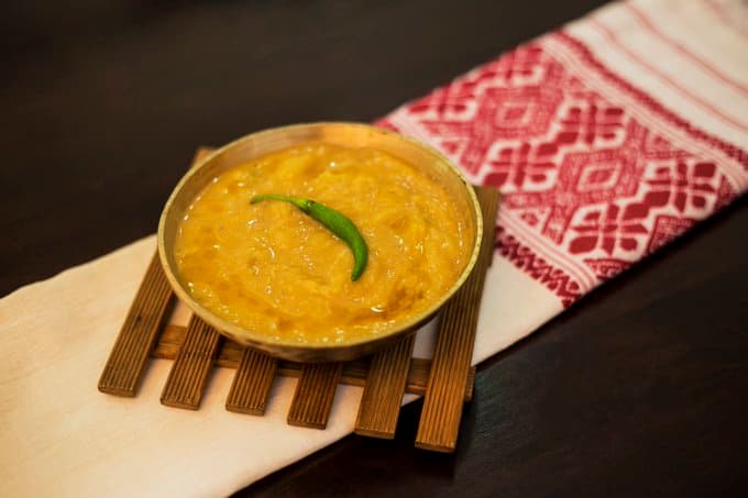 Traditional food from Assam